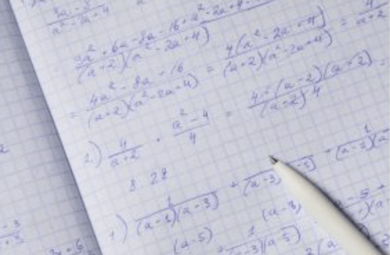 Hojas con ejercicios matemáticos