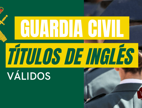 Portada artículo examen de inglés Guardia Civil