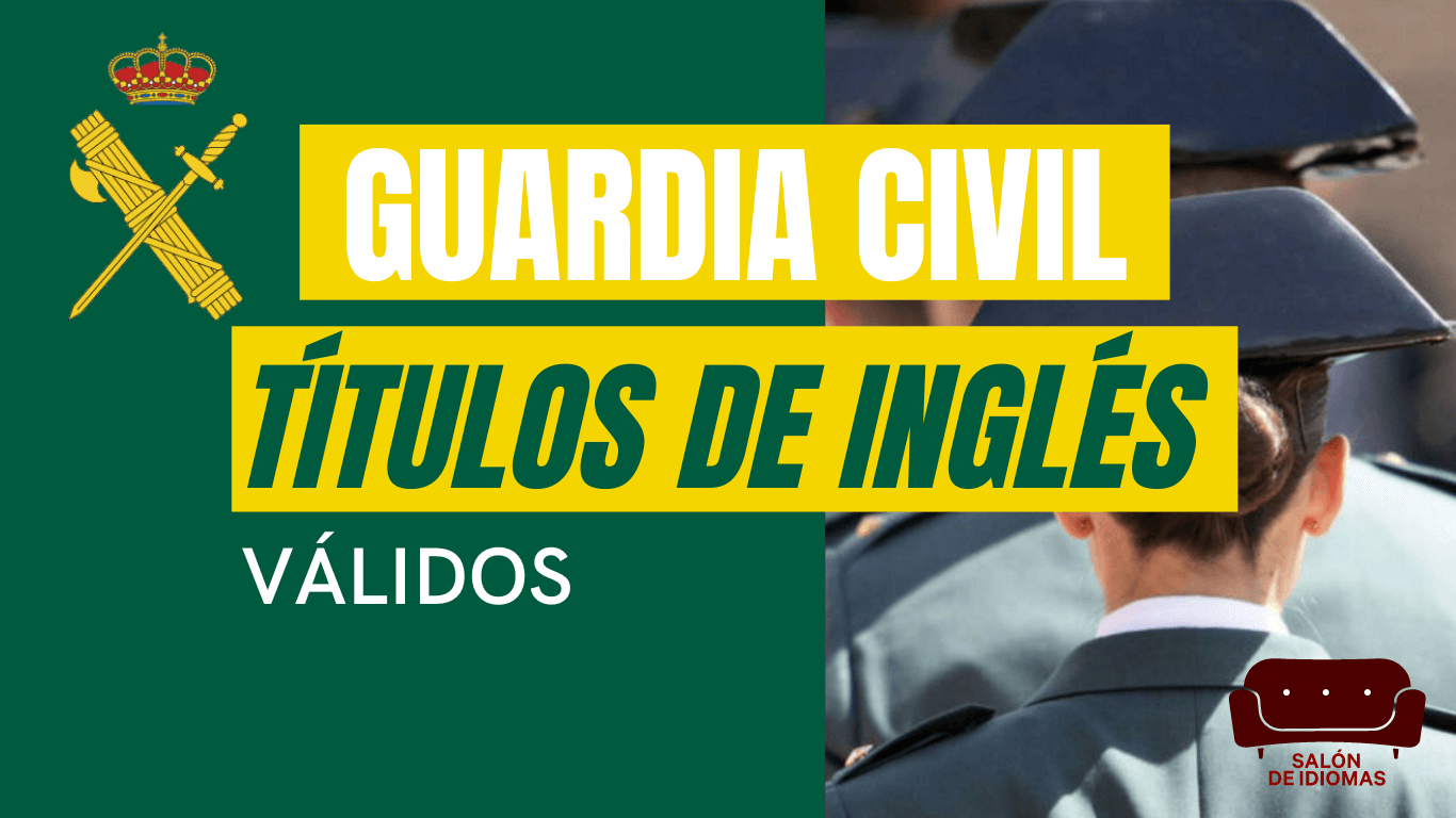 Portada artículo examen de inglés Guardia Civil