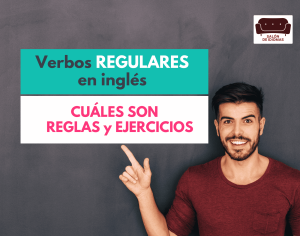 Verbos regulares en inglés portada artículo blog