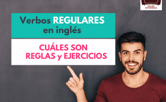 Verbos regulares en inglés portada artículo blog