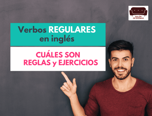 Verbos regulares en inglés portada artículo blog