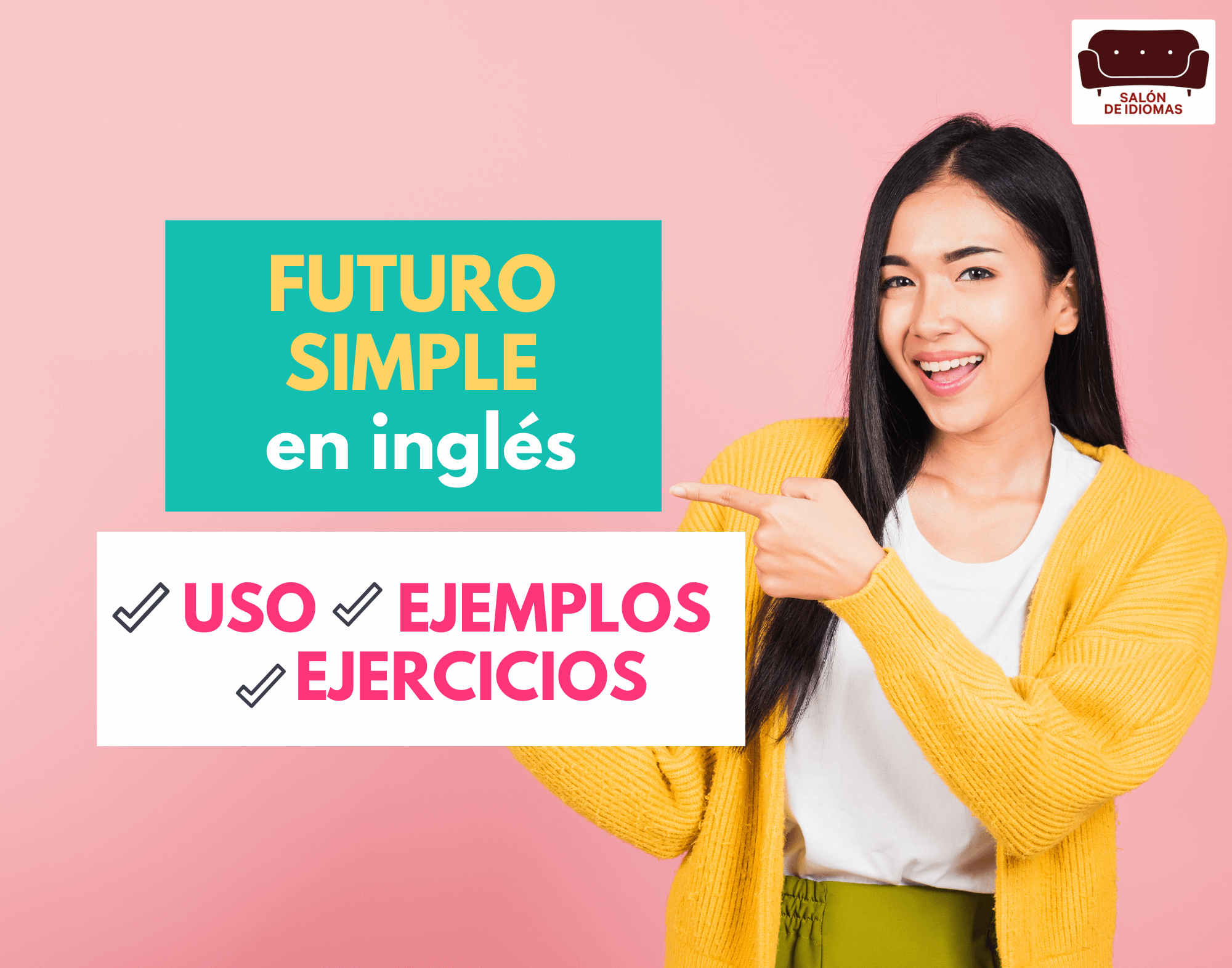 Futuro simple en inglés portada artículo blog