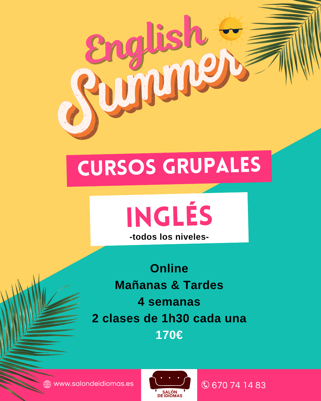 banner cursos de inglés general verano