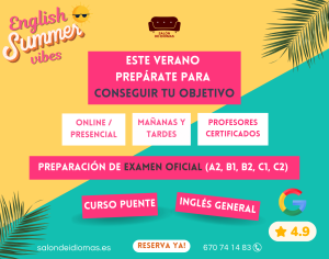 Cursos intensivos inglés en verano portada página