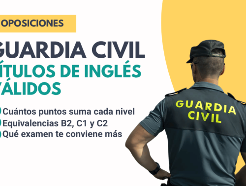 Inglés Guardia Civil títulos válidos portada artículo blog