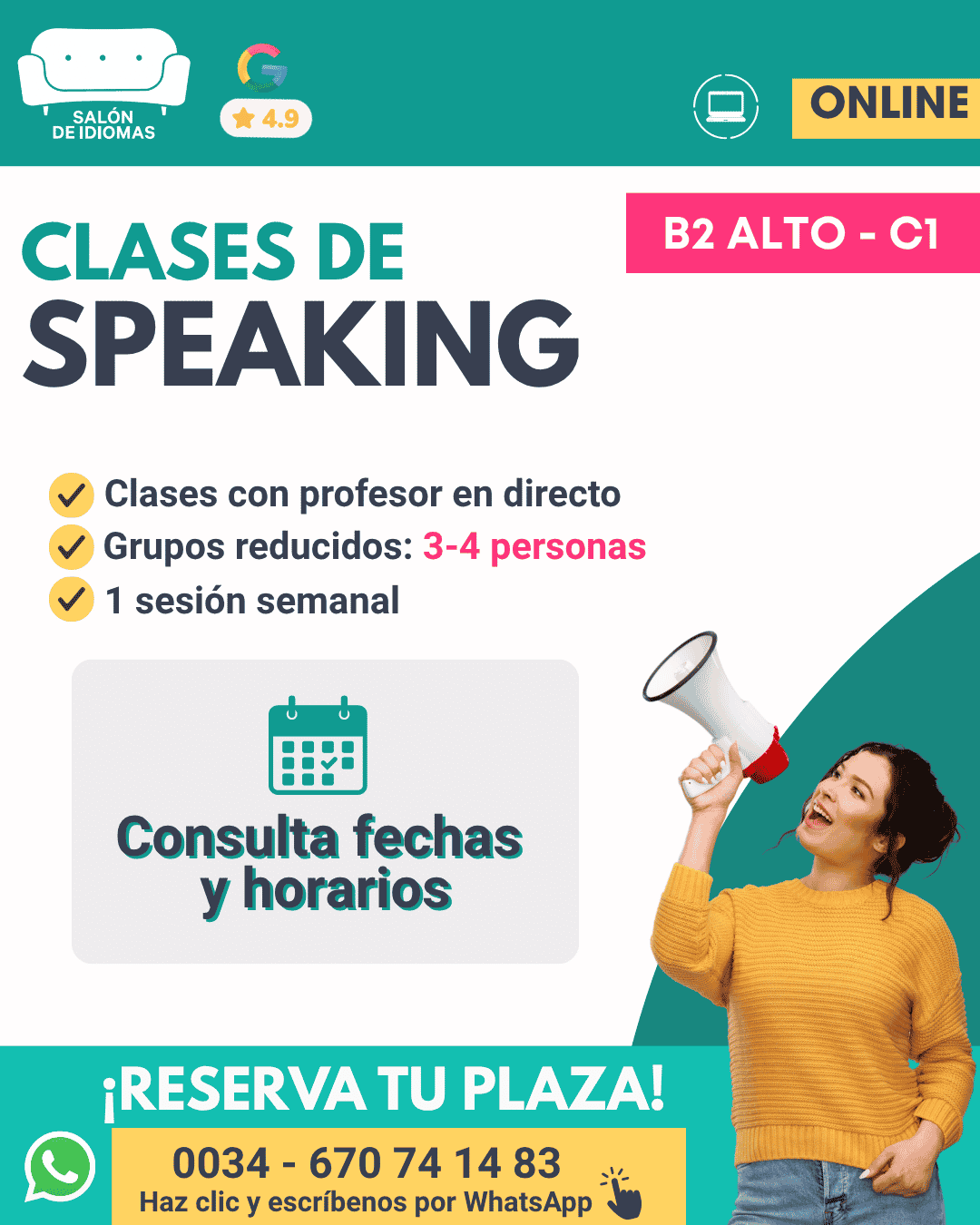 Clases de Speaking B2 a C1
