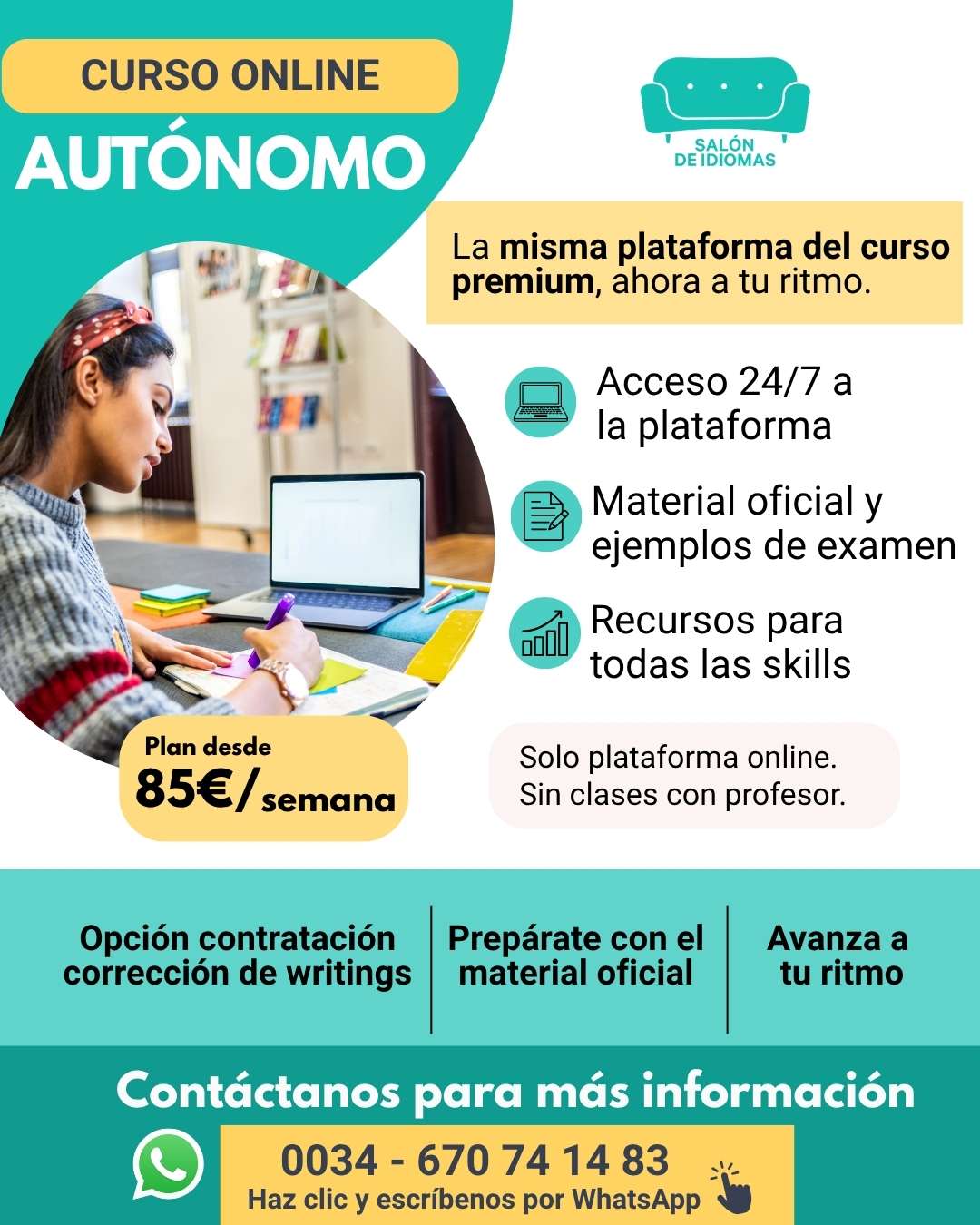 Curso autónomo de preparación EOI