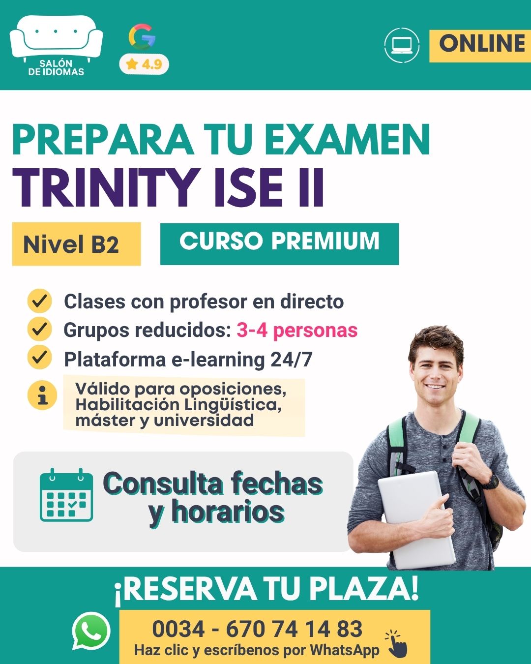 Curso Trinity ISE II B2 online